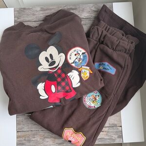 Disney Sweat Short and Pants with Mickey Mouse Patches